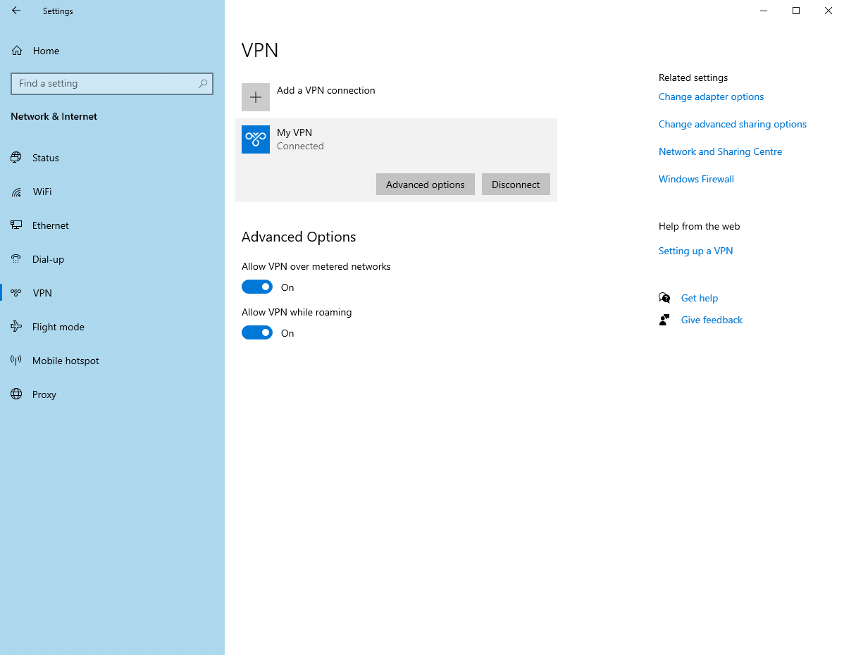 Connected to IPMI and Internet